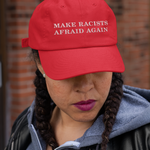 racist afraid maga hat blm black lives matter 