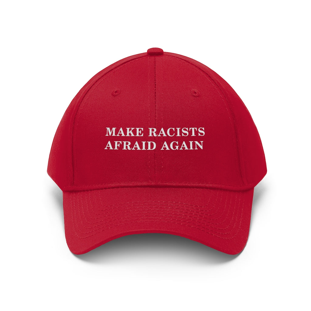 racist afraid maga hat blm black lives matter 