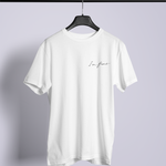 I'm Fine White Tshirt on hanger